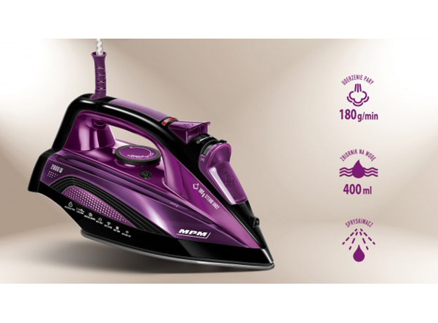 Утюг MPM MZE-21/RS - изображение 2 Утюг MPM MZE-21/RS - изображение 2