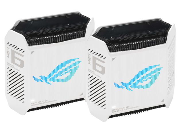 Маршрутизатор Asus ROG Rapture GT6 2PK White (GT6(W-2-PK))  Маршрутизатор Asus ROG Rapture GT6 2PK White (GT6(W-2-PK))