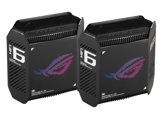 Маршрутизатор Asus ROG Rapture GT6 2PK Black (GT6(B-2-PK))  Маршрутизатор Asus ROG Rapture GT6 2PK Black (GT6(B-2-PK))