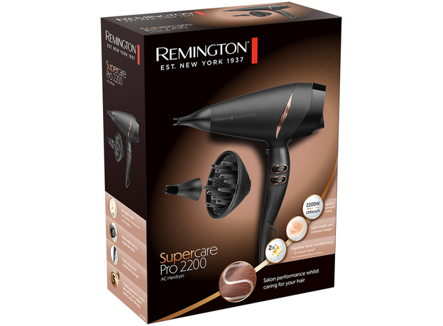 Фен Remington SuperCare Pro 2200 AC7200 - зображення 8 Фен Remington SuperCare Pro 2200 AC7200 - зображення 8