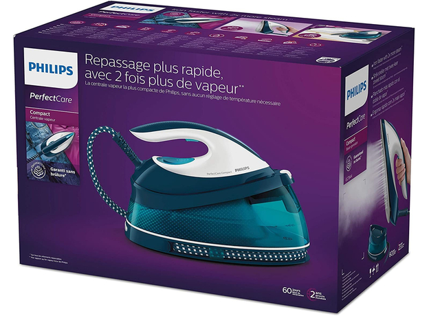 Праска з парогенератором Philips PerfectCare Compact GC7844/20 - зображення 4 Праска з парогенератором Philips PerfectCare Compact GC7844/20 - зображення 4