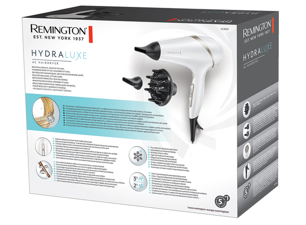 Фен Remington HYDRAluxe AC8901 - зображення 5 Фен Remington HYDRAluxe AC8901 - зображення 5