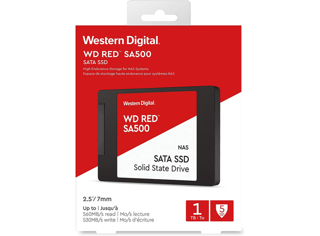 Western Digital Red SA500 SSD 1TB 2.5" SATAIII (WDS100T1R0A) - изображение 5 Western Digital Red SA500 SSD 1TB 2.5" SATAIII (WDS100T1R0A) - изображение 5