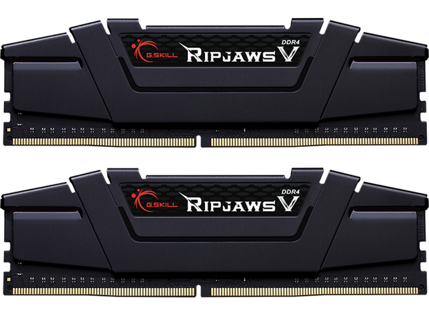 Оперативна пам'ять G.Skill DDR4-4000 65536 MB PC4-32000 (Kit of 2x32768) Ripjaws V Black (F4-4000C18D-64GVK)  Оперативна пам'ять G.Skill DDR4-4000 65536 MB PC4-32000 (Kit of 2x32768) Ripjaws V Black (F4-4000C18D-64GVK)