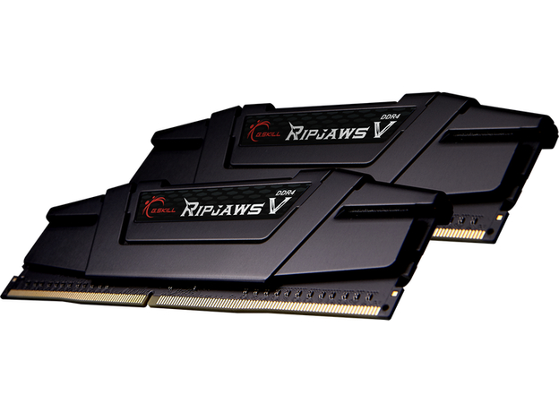 Оперативна пам'ять G.Skill DDR4-4000 65536 MB PC4-32000 (Kit of 2x32768) Ripjaws V Black (F4-4000C18D-64GVK) - зображення 2 Оперативна пам'ять G.Skill DDR4-4000 65536 MB PC4-32000 (Kit of 2x32768) Ripjaws V Black (F4-4000C18D-64GVK) - зображення 2