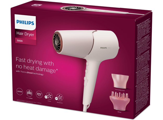 Фен PHILIPS 5000 series BHD530/00 - зображення 10