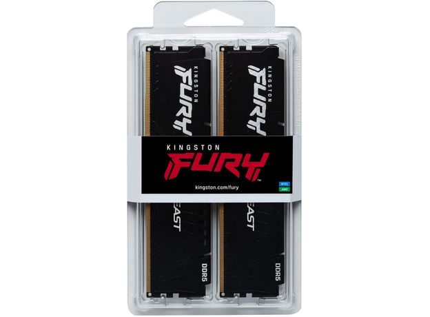 Оперативная память Kingston Fury DDR5-5600 65536MB PC5-44800 (Kit of 2x32768) Beast AM5 1Rx8 Black (KF556C36BBEK2-64) - изображение 5 Оперативная память Kingston Fury DDR5-5600 65536MB PC5-44800 (Kit of 2x32768) Beast AM5 1Rx8 Black (KF556C36BBEK2-64) - изображение 5