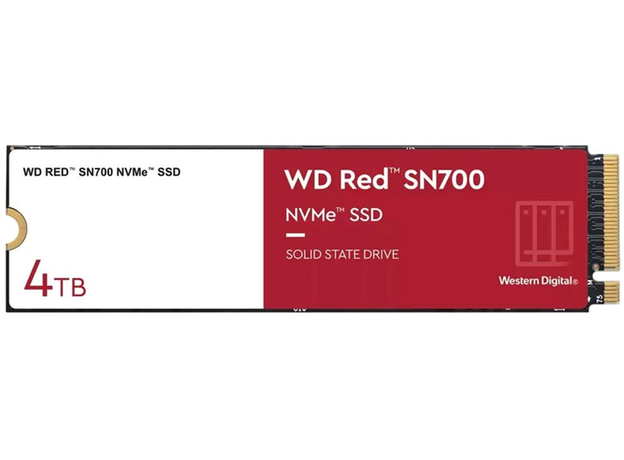 Western Digital Red SN700 4TB M.2 NVMe PCIe 3.0 3D NAND (TLC) (WDS400T1R0C)  Western Digital Red SN700 4TB M.2 NVMe PCIe 3.0 3D NAND (TLC) (WDS400T1R0C)