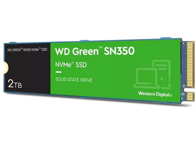 Western Digital Green SN350 2TB M.2 NVMe PCIe 3.0 QLC (WDS200T3G0C) - зображення 2 Western Digital Green SN350 2TB M.2 NVMe PCIe 3.0 QLC (WDS200T3G0C) - зображення 2