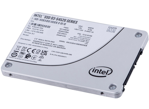 Solidigm (Intel) S4520 1.92TB 2.5" SATAIII 3D NAND (TLC) (SSDSC2KB019TZ01) - зображення 2 Solidigm (Intel) S4520 1.92TB 2.5" SATAIII 3D NAND (TLC) (SSDSC2KB019TZ01) - зображення 2