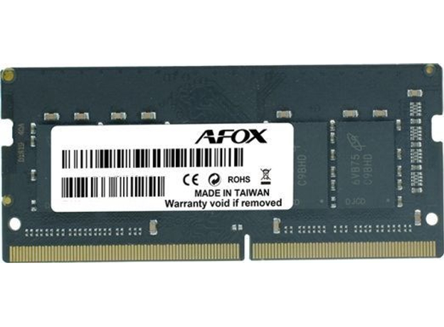 Оперативная память AFOX SODIMM DDR4-3200 16384MB PC4-25600 (AFSD416PS1P)  Оперативная память AFOX SODIMM DDR4-3200 16384MB PC4-25600 (AFSD416PS1P)