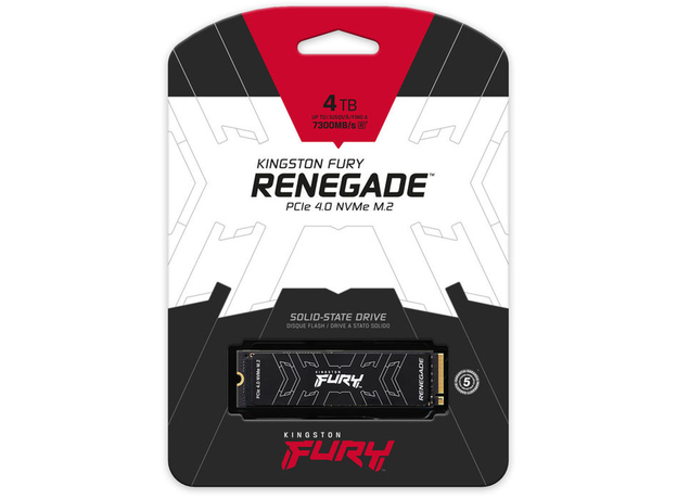 Kingston FURY Renegade SSD 4TB M.2 2280 NVMe PCIe Gen 4.0 x4 3D TLC NAND (SFYRD/4000G) - зображення 5