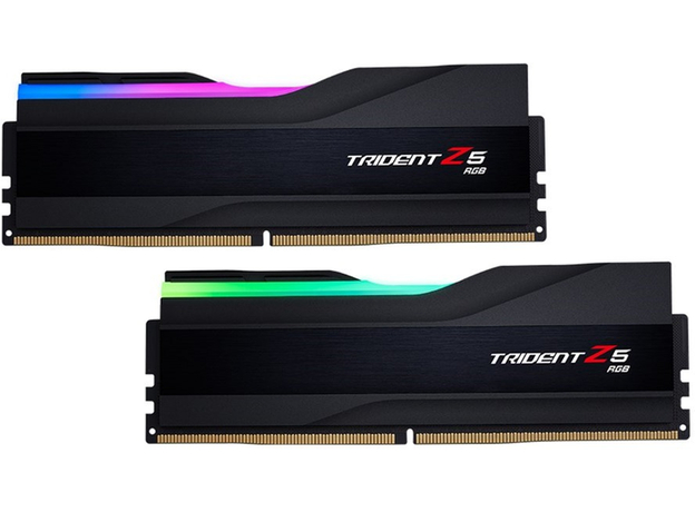 Оперативна пам'ять G.Skill DDR5-7800 32768MB PC5-62400 (Kit of 2x16384) Trident Z5 RGB Black (F5-7800J3646H16GX2-TZ5RK)  Оперативна пам'ять G.Skill DDR5-7800 32768MB PC5-62400 (Kit of 2x16384) Trident Z5 RGB Black (F5-7800J3646H16GX2-TZ5RK)