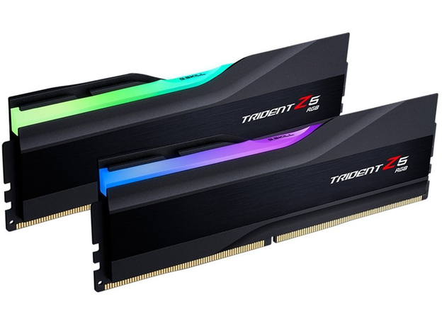 Оперативна пам'ять G.Skill DDR5-7800 32768MB PC5-62400 (Kit of 2x16384) Trident Z5 RGB Black (F5-7800J3646H16GX2-TZ5RK) - зображення 2 Оперативна пам'ять G.Skill DDR5-7800 32768MB PC5-62400 (Kit of 2x16384) Trident Z5 RGB Black (F5-7800J3646H16GX2-TZ5RK) - зображення 2