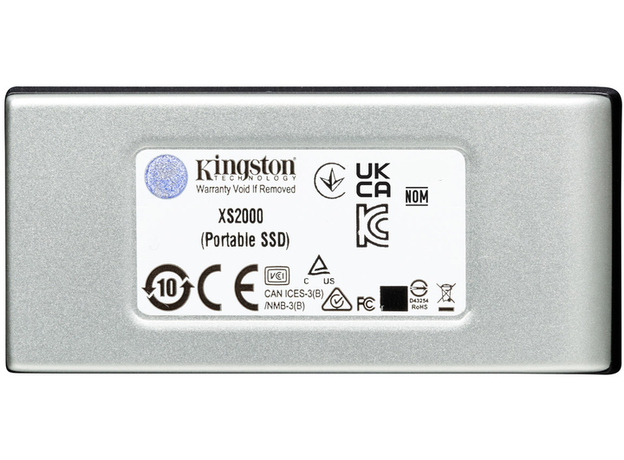 Kingston XS2000 Portable SSD 4TB USB 3.2 Gen2 (2x2) Type-C IP55 3D NAND (SXS2000/4000G) - зображення 2 Kingston XS2000 Portable SSD 4TB USB 3.2 Gen2 (2x2) Type-C IP55 3D NAND (SXS2000/4000G) - зображення 2