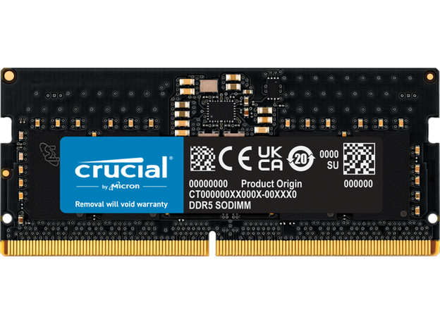 Оперативна пам'ять Crucial SODIMM DDR5-4800 32768MB PC5-38400 (CT32G48C40S5)  Оперативна пам'ять Crucial SODIMM DDR5-4800 32768MB PC5-38400 (CT32G48C40S5)
