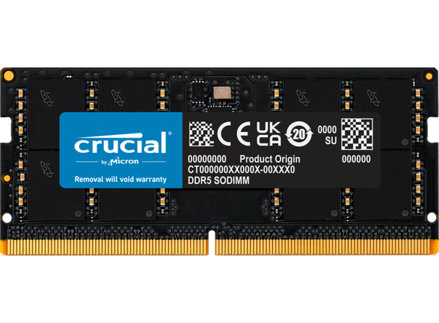 Оперативна пам'ять Crucial SODIMM DDR5-5200 32768MB PC5-41600 (CT32G52C42S5)  Оперативна пам'ять Crucial SODIMM DDR5-5200 32768MB PC5-41600 (CT32G52C42S5)