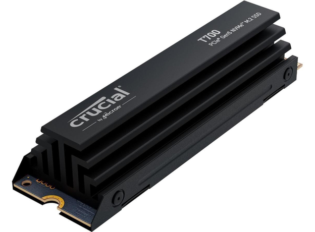 Crucial T700 with Heatsink 4TB M.2 NVMe PCIe 5.0 x4 3D NAND (TLC) (CT4000T700SSD5) - изображение 2 Crucial T700 with Heatsink 4TB M.2 NVMe PCIe 5.0 x4 3D NAND (TLC) (CT4000T700SSD5) - изображение 2