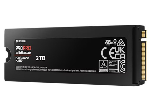 Samsung 990 Pro Heatsink 2TB M.2 NVMe PCIe 4.0 (MZ-V9P2T0CW) - зображення 3 Samsung 990 Pro Heatsink 2TB M.2 NVMe PCIe 4.0 (MZ-V9P2T0CW) - зображення 3