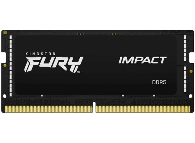 Оперативная память Kingston Fury SODIMM DDR5-4800 32768MB PC5-38400 Impact Black (KF548S38IB-32)  Оперативная память Kingston Fury SODIMM DDR5-4800 32768MB PC5-38400 Impact Black (KF548S38IB-32)