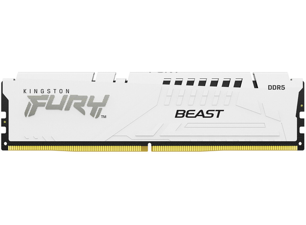 Оперативна пам'ять Kingston Fury DDR5-5200 65536MB PC5-41600 (Kit of 2x32768) Beast AM5 White (KF552C36BWEK2-64) - зображення 3 Оперативна пам'ять Kingston Fury DDR5-5200 65536MB PC5-41600 (Kit of 2x32768) Beast AM5 White (KF552C36BWEK2-64) - зображення 3
