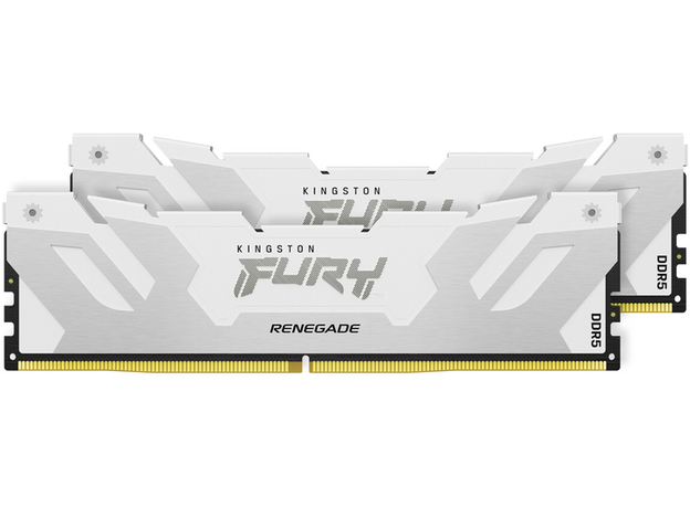 Оперативна пам'ять Kingston FURY DDR5-6000 65536MB PC5-48000 (Kit of 2x32768) Renegade 2Rx8 White (KF560C32RWK2-64) - зображення 2 Оперативна пам'ять Kingston FURY DDR5-6000 65536MB PC5-48000 (Kit of 2x32768) Renegade 2Rx8 White (KF560C32RWK2-64) - зображення 2