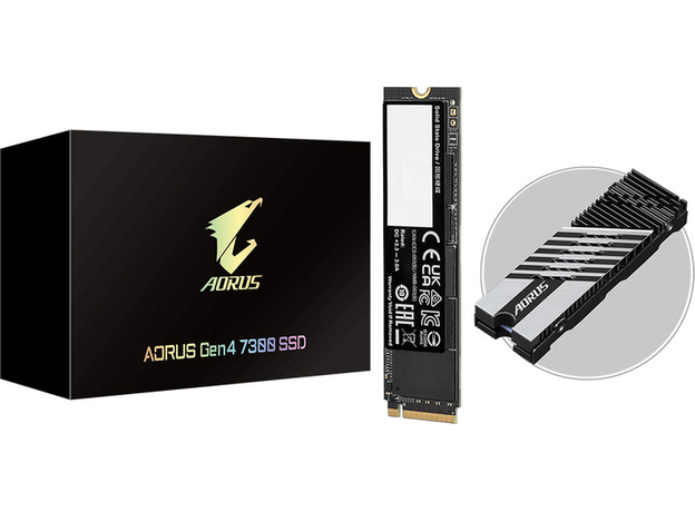 SSD Gigabyte Aorus Gen4 7300 1TB M.2 NVMe PCIe 4.0 x4 3D NAND (TLC) (AG4731TB) - зображення 5 SSD Gigabyte Aorus Gen4 7300 1TB M.2 NVMe PCIe 4.0 x4 3D NAND (TLC) (AG4731TB) - зображення 5
