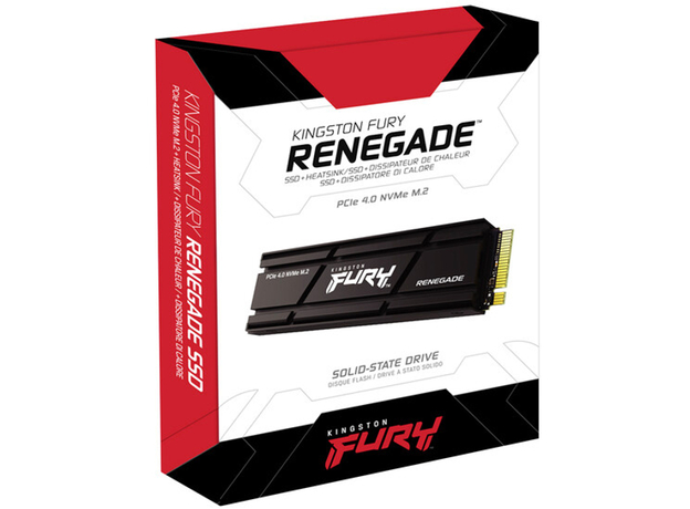 SSD Kingston FURY Renegade with Heatsink 4TB NVMe M.2 2280 PCIe 4.0 x4 3D NAND TLC (SFYRDK/4000G) - зображення 4 SSD Kingston FURY Renegade with Heatsink 4TB NVMe M.2 2280 PCIe 4.0 x4 3D NAND TLC (SFYRDK/4000G) - зображення 4