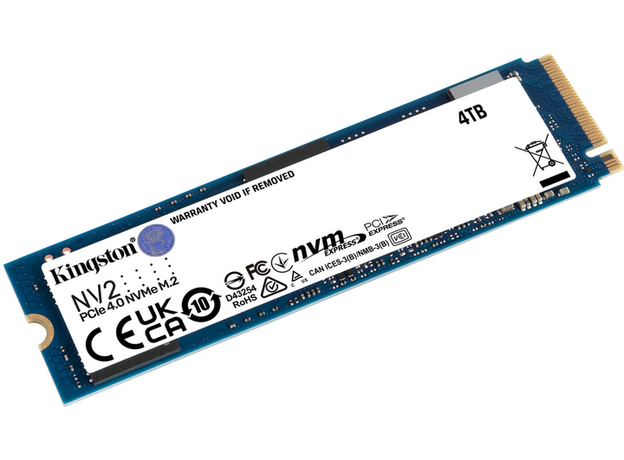 SSD диск Kingston NV2 4TB M.2 2280 NVMe PCIe 4.0 x4 (SNV2S/4000G) - изображение 3 SSD диск Kingston NV2 4TB M.2 2280 NVMe PCIe 4.0 x4 (SNV2S/4000G) - изображение 3