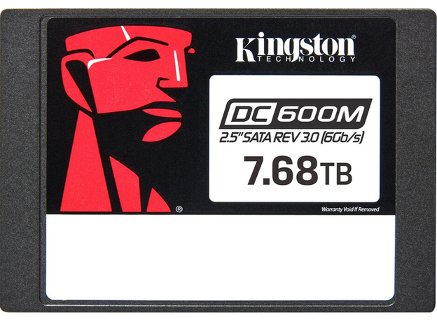 SSD диск Kingston Enterprise DC600M 7.68ТБ 2.5" SATAIII 3D TLC (SEDC600M/7680G)  SSD диск Kingston Enterprise DC600M 7.68ТБ 2.5" SATAIII 3D TLC (SEDC600M/7680G)