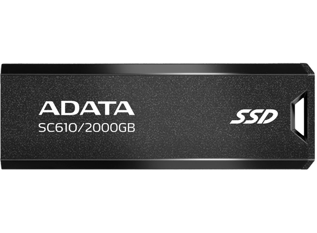 SSD диск ADATA SC610 2ТБ USB 3.2 Type-A 3D NAND TLC (SC610-2000G-CBK/RD)  SSD диск ADATA SC610 2ТБ USB 3.2 Type-A 3D NAND TLC (SC610-2000G-CBK/RD)