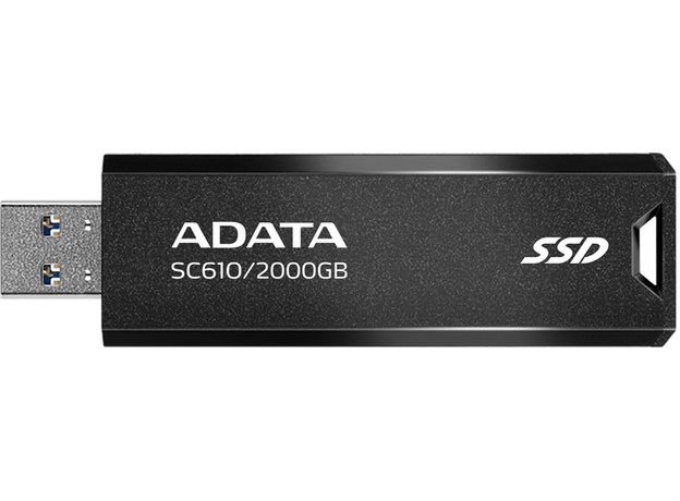 SSD диск ADATA SC610 2ТБ USB 3.2 Type-A 3D NAND TLC (SC610-2000G-CBK/RD) - изображение 2 SSD диск ADATA SC610 2ТБ USB 3.2 Type-A 3D NAND TLC (SC610-2000G-CBK/RD) - изображение 2