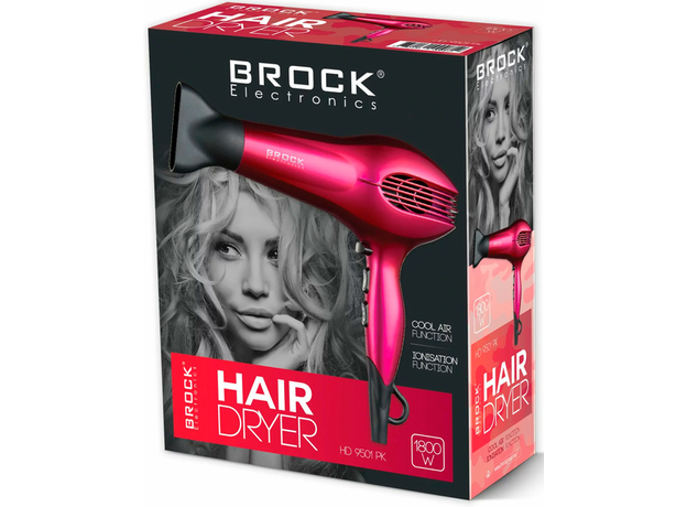 Фен Brock HD 9501 PK (AGD-SUS--0000041) - изображение 2 Фен Brock HD 9501 PK (AGD-SUS--0000041) - изображение 2