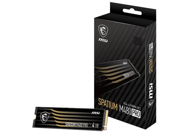 SSD MSI Spatium M480 Pro 1TB NVMe M.2 2280 PCIe 4.0 x4 3D NAND TLC (S78-440L1G0-P83) - зображення 5 SSD MSI Spatium M480 Pro 1TB NVMe M.2 2280 PCIe 4.0 x4 3D NAND TLC (S78-440L1G0-P83) - зображення 5