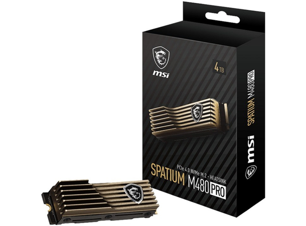 SSD диск MSI Spatium M480 Pro 4TB M.2 2280 NVMe PCIe 4.0 3D NAND (S78-440R050-P83) - изображение 5 SSD диск MSI Spatium M480 Pro 4TB M.2 2280 NVMe PCIe 4.0 3D NAND (S78-440R050-P83) - изображение 5