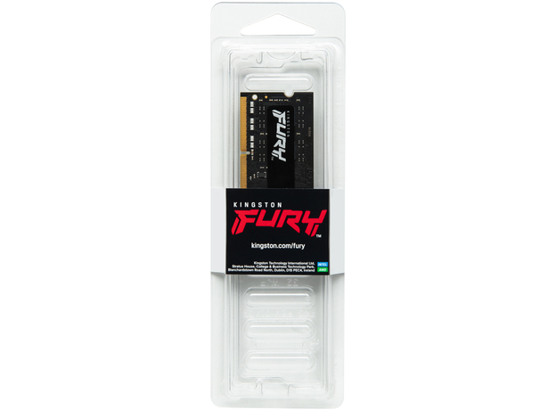 Оперативна пам'ять Kingston Fury SODIMM DDR4-2666 32768 MB PC4-21300 Impact Black (KF426S16IB/32) - зображення 3 Оперативна пам'ять Kingston Fury SODIMM DDR4-2666 32768 MB PC4-21300 Impact Black (KF426S16IB/32) - зображення 3