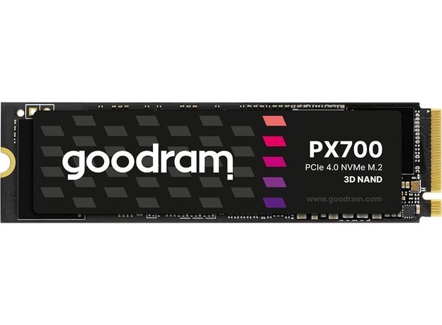 SSD диск Goodram PX700 2TB M.2 2280 PCIe 4.0 x4 NVMe 3D NAND (SSDPR-PX700-02T-80)  SSD диск Goodram PX700 2TB M.2 2280 PCIe 4.0 x4 NVMe 3D NAND (SSDPR-PX700-02T-80)