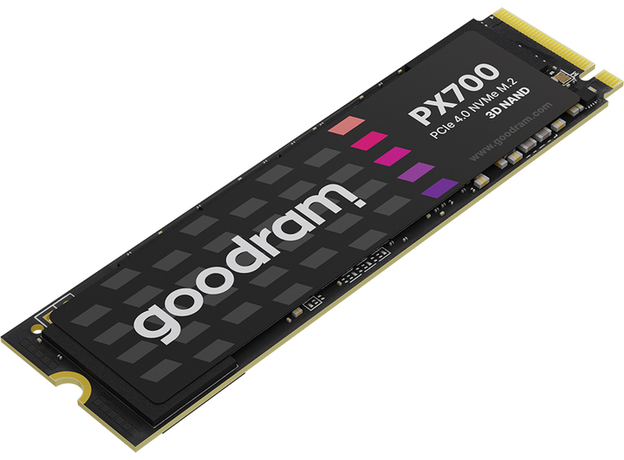 SSD диск Goodram PX700 2TB M.2 2280 PCIe 4.0 x4 NVMe 3D NAND (SSDPR-PX700-02T-80) - изображение 2 SSD диск Goodram PX700 2TB M.2 2280 PCIe 4.0 x4 NVMe 3D NAND (SSDPR-PX700-02T-80) - изображение 2