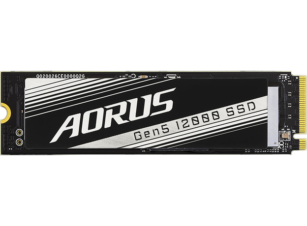 SSD диск Gigabyte Aorus Gen5 12000 2TB M.2 NVMe 2.0 PCIe 5.0 x4 3D NAND (TLC) (AG512K2TB) 