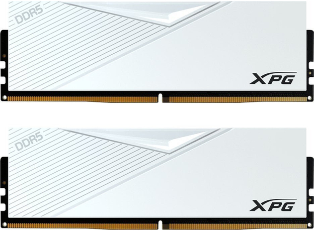 Оперативная память Adata DDR5-6000 65536 МБ PC5-48000 (Kit of 2x32768) XPG White (AX5U6000C3032G-DCLAWH)  Оперативная память Adata DDR5-6000 65536 МБ PC5-48000 (Kit of 2x32768) XPG White (AX5U6000C3032G-DCLAWH)