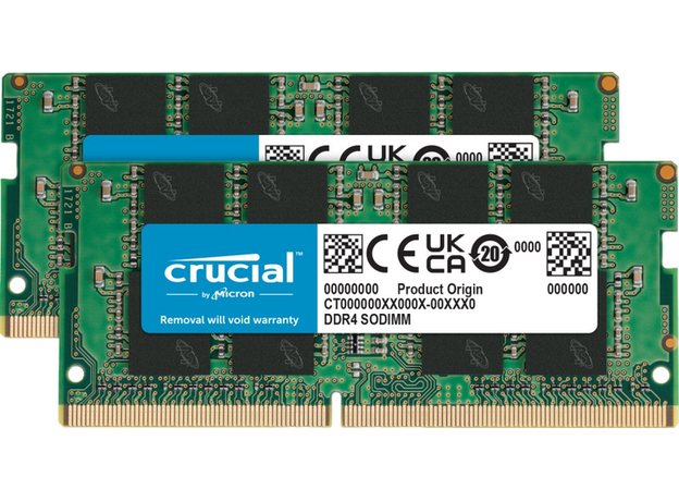 Оперативная память Crucial SODIMM DDR4-3200 16384 MB PC4-25600 (Kit of 2x8192) (CT2K8G4SFRA32A)  Оперативная память Crucial SODIMM DDR4-3200 16384 MB PC4-25600 (Kit of 2x8192) (CT2K8G4SFRA32A)