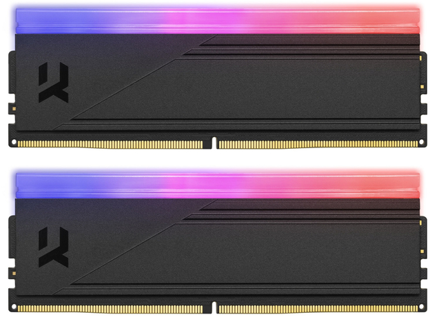 Оперативна пам'ять Goodram DDR5-6400 65536MB PC5-51200 (Kit of 2x32768) IRDM RGB (IRG-64D5L32/64GDC)  Оперативна пам'ять Goodram DDR5-6400 65536MB PC5-51200 (Kit of 2x32768) IRDM RGB (IRG-64D5L32/64GDC)
