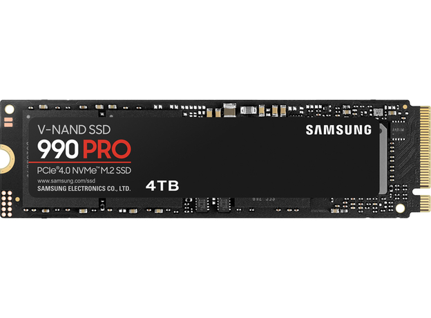 SSD Samsung 990 PRO 4TB M.2 2280 NVMe 2.0 PCIe 4.0 x4 V-NAND TLC (MZ-V9P4T0BW)  SSD Samsung 990 PRO 4TB M.2 2280 NVMe 2.0 PCIe 4.0 x4 V-NAND TLC (MZ-V9P4T0BW)