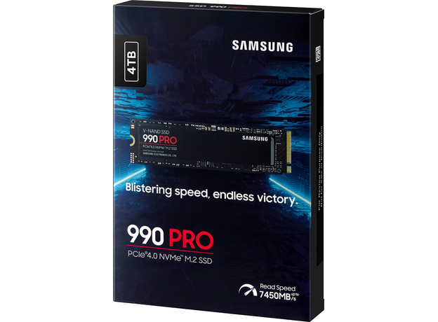 SSD Samsung 990 PRO 4TB M.2 2280 NVMe 2.0 PCIe 4.0 x4 V-NAND TLC (MZ-V9P4T0BW) - зображення 7 SSD Samsung 990 PRO 4TB M.2 2280 NVMe 2.0 PCIe 4.0 x4 V-NAND TLC (MZ-V9P4T0BW) - зображення 7