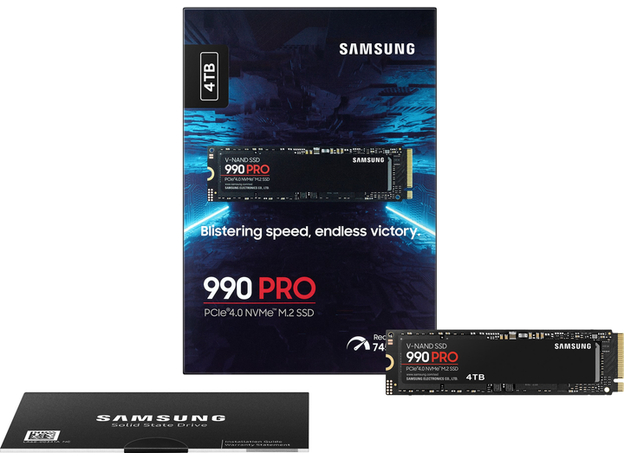 SSD Samsung 990 PRO 4TB M.2 2280 NVMe 2.0 PCIe 4.0 x4 V-NAND TLC (MZ-V9P4T0BW) - зображення 8 SSD Samsung 990 PRO 4TB M.2 2280 NVMe 2.0 PCIe 4.0 x4 V-NAND TLC (MZ-V9P4T0BW) - зображення 8