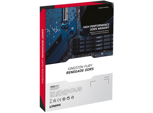 Оперативна пам'ять Kingston FURY DDR5-6400 49152MB PC5-51200 Renegade 2Rx8 Black (KF564C32RS-48) - зображення 8 Оперативна пам'ять Kingston FURY DDR5-6400 49152MB PC5-51200 Renegade 2Rx8 Black (KF564C32RS-48) - зображення 8