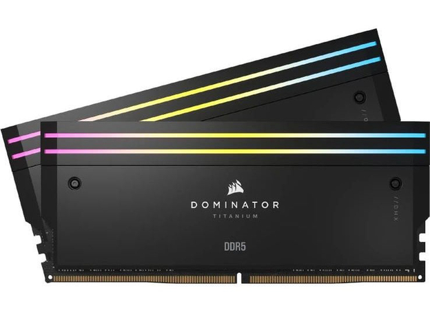 Оперативная память Corsair DDR5-6000 32768MB PC5-48000 (Kit of 2x16384) Dominator Titanium RGB (CMP32GX5M2B6000C30) - изображение 2