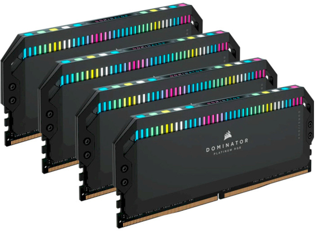 Оперативная память Corsair DDR5-6200 65536MB PC5-49600 (Kit of 4x16384) Dominator Platinum RGB (CMT64GX5M4B6200C32)  Оперативная память Corsair DDR5-6200 65536MB PC5-49600 (Kit of 4x16384) Dominator Platinum RGB (CMT64GX5M4B6200C32)