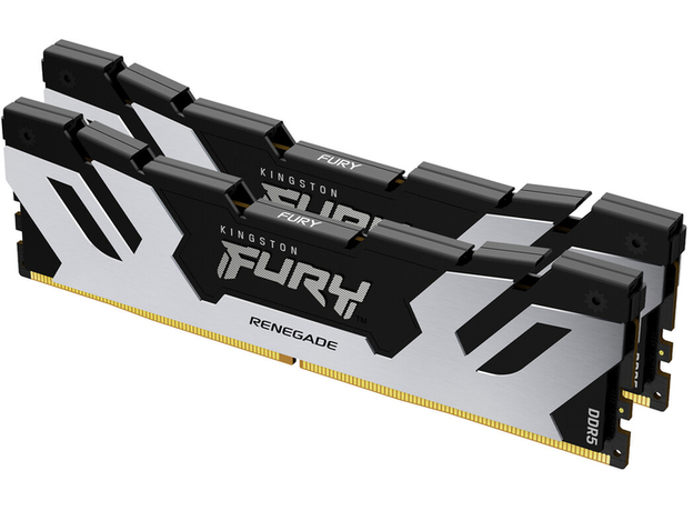 Оперативна пам'ять Kingston Fury DDR5-6000 65536MB PC5-48000 (Kit of 2x32768) Renegade Black (KF560C32RSK2-64)  Оперативна пам'ять Kingston Fury DDR5-6000 65536MB PC5-48000 (Kit of 2x32768) Renegade Black (KF560C32RSK2-64)
