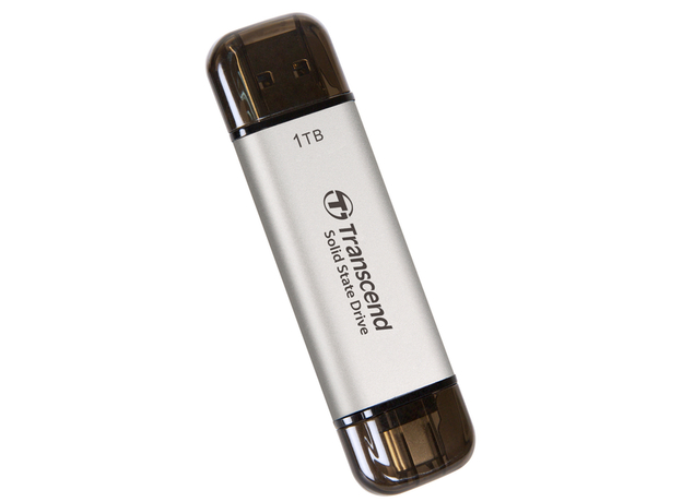 SSD диск Transcend ESD310 1TB USB Type-A/USB Type-C 3D NAND (TS1TESD310C) External - изображение 2 SSD диск Transcend ESD310 1TB USB Type-A/USB Type-C 3D NAND (TS1TESD310C) External - изображение 2